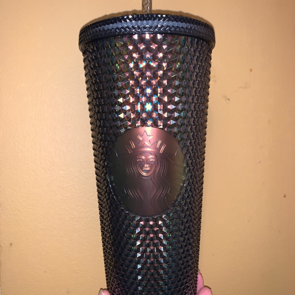 NWT Starbucks Studded Spiked Dark Bling Iridescent
